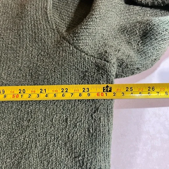 Polo by Ralph Lauren Men’s XL Green Sweater With Burgundy Pony Logo - Picture 7 of 11